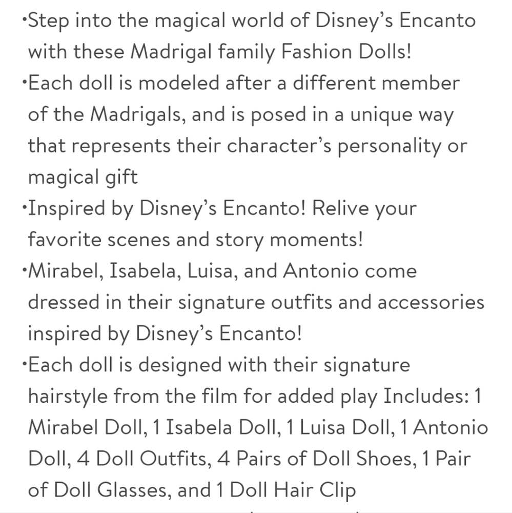 Disney Encanto family  set - Picture 5 of 5